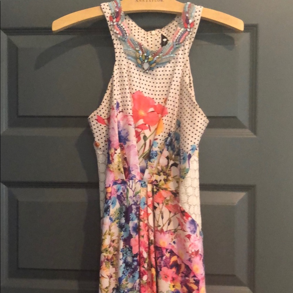 Anthropologie floral dress